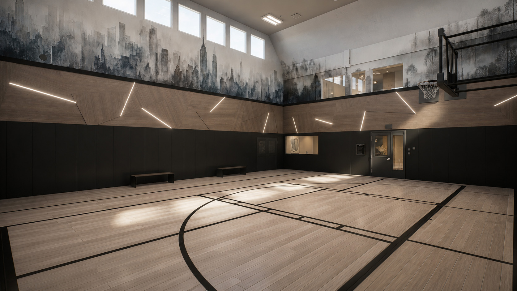 Henry basketball court — Shot 2