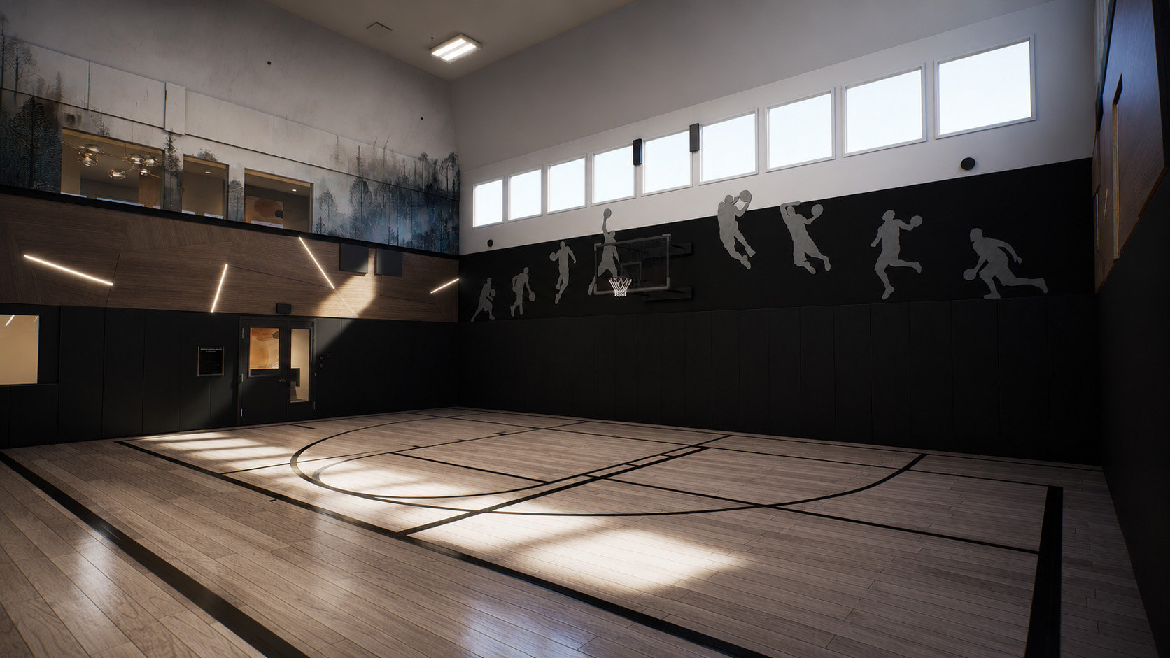 Henry basketball court — Shot 4