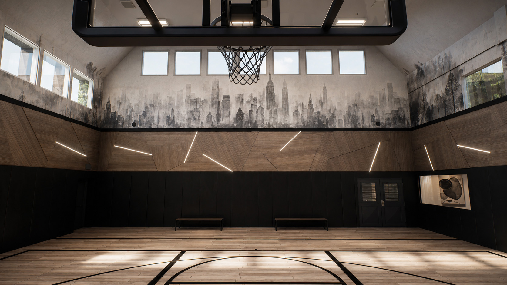 Henry basketball court — Shot 5