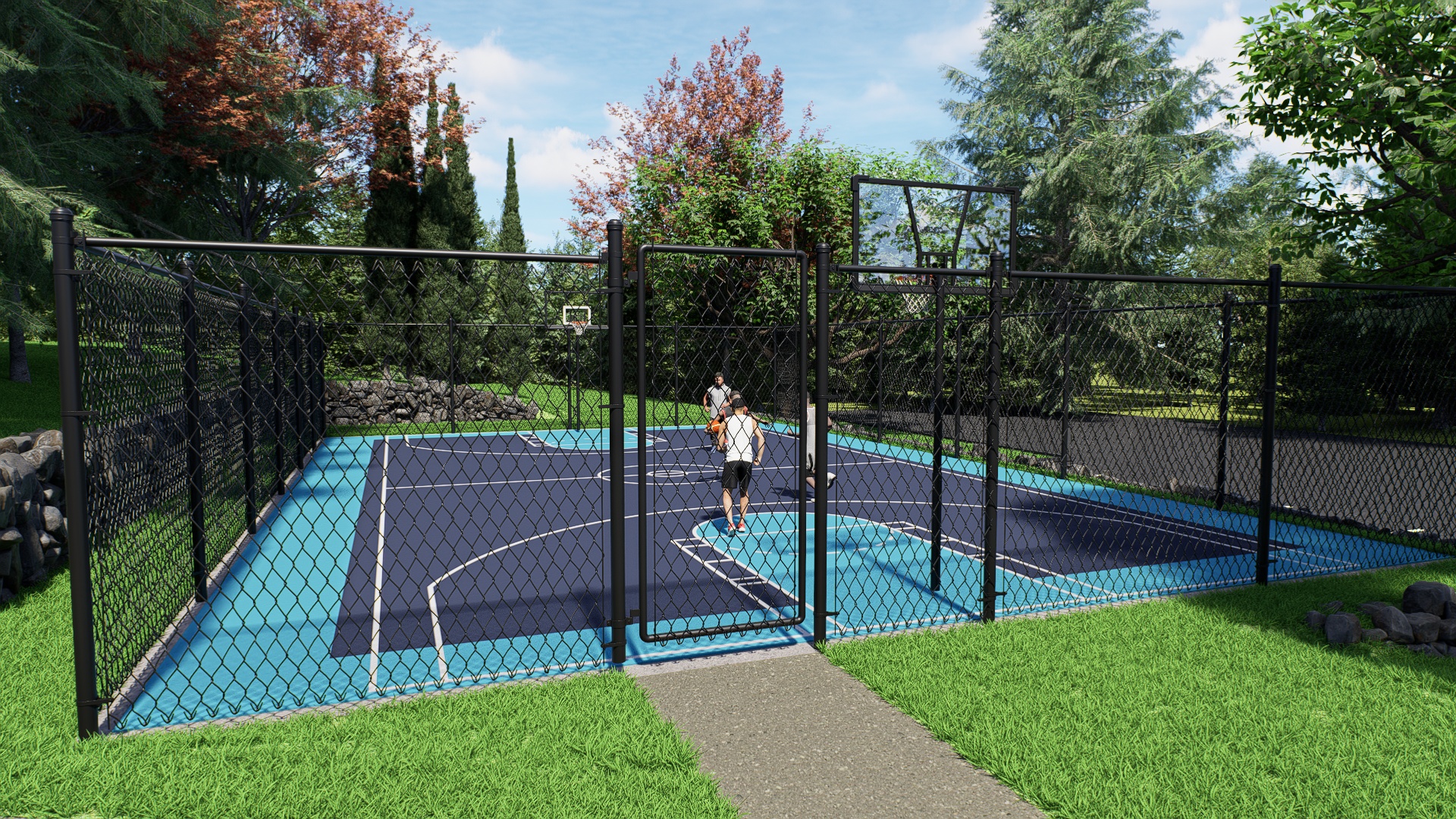 Henry Outdoor Court shot 1