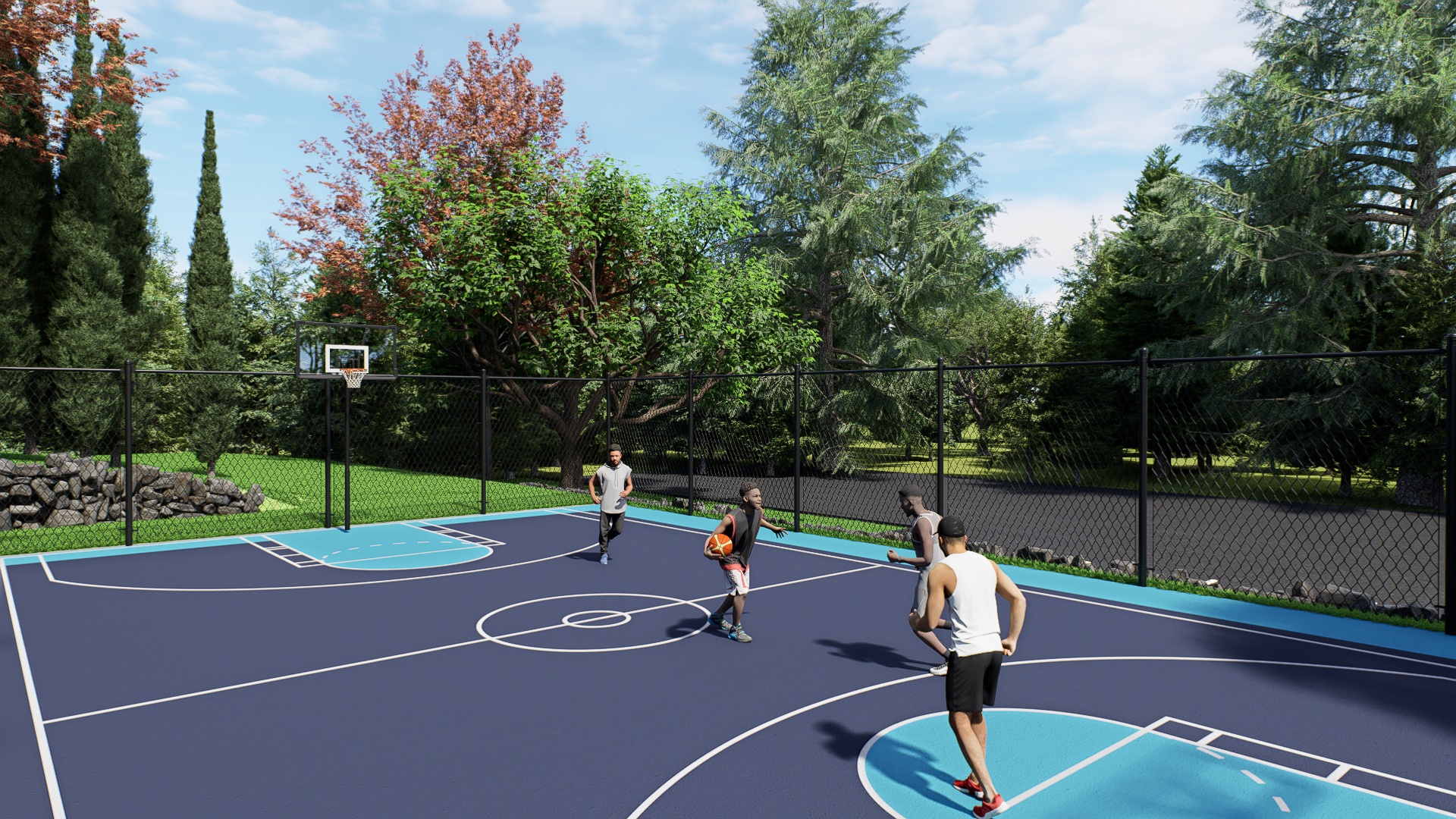 Henry Outdoor Court shot 3