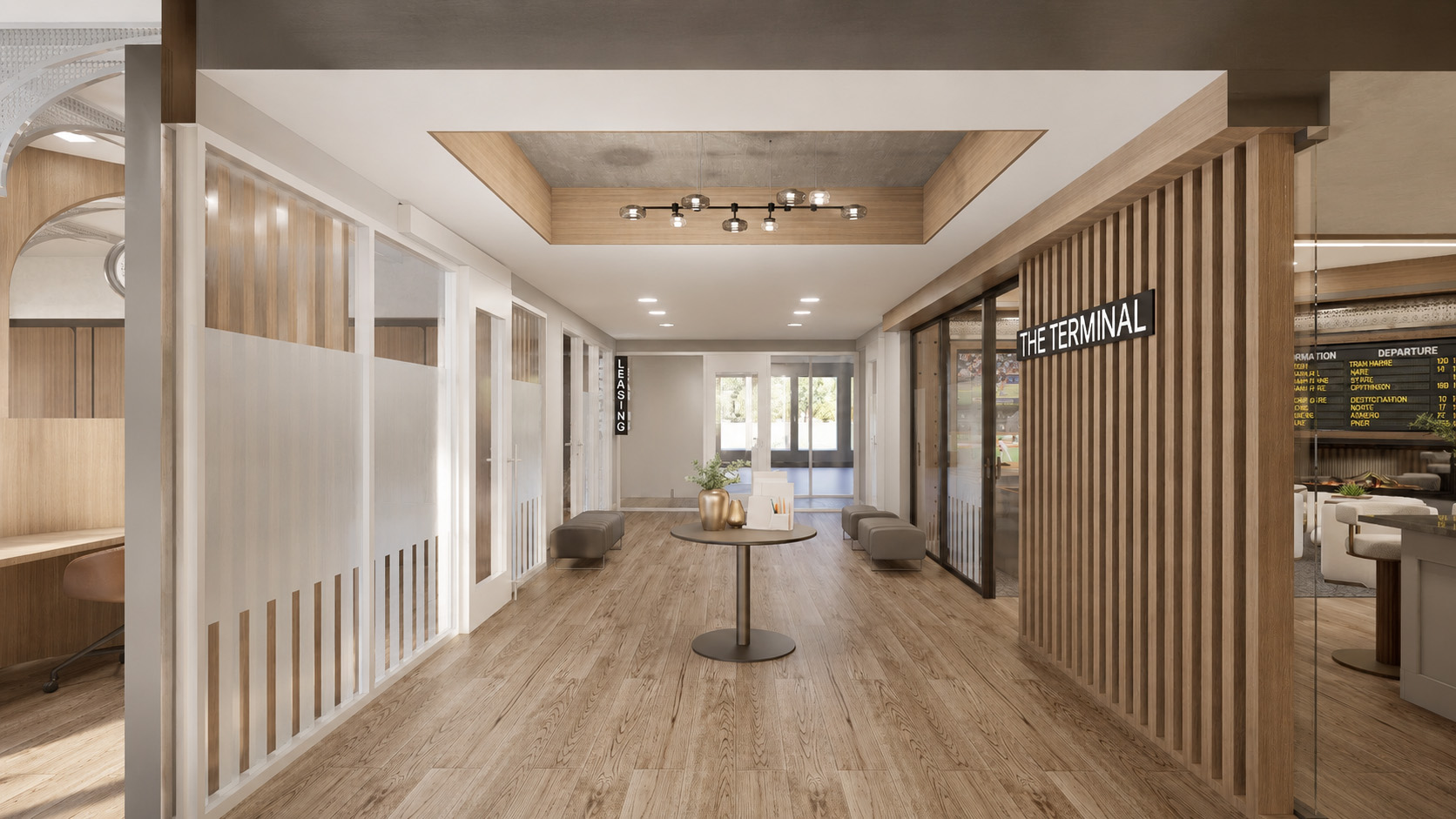 Lincoln grand entry — full lobby view