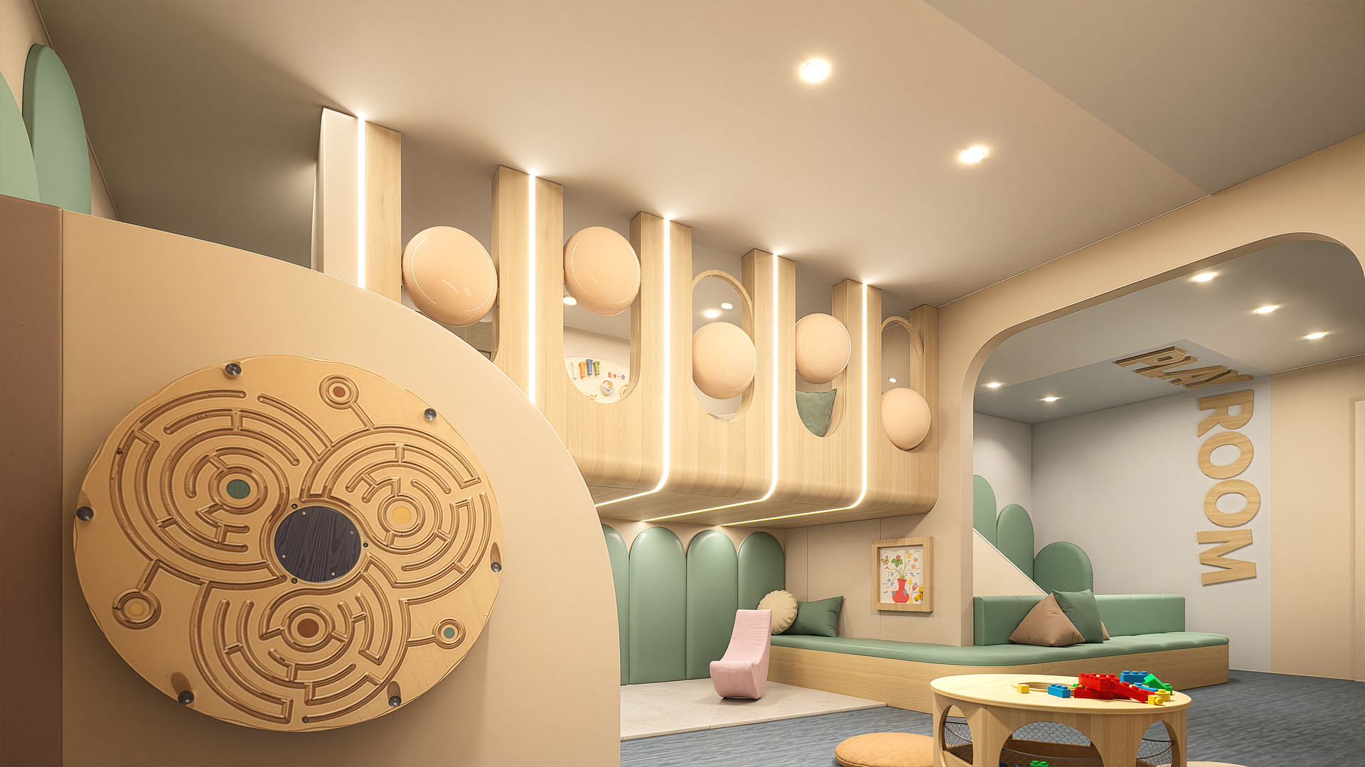 Kids' playroom